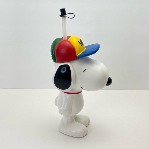 PEANUTS Cedar Point Snoopy Travel Drinking Sip Bottle Cup And Straw - Picture 4 of 15